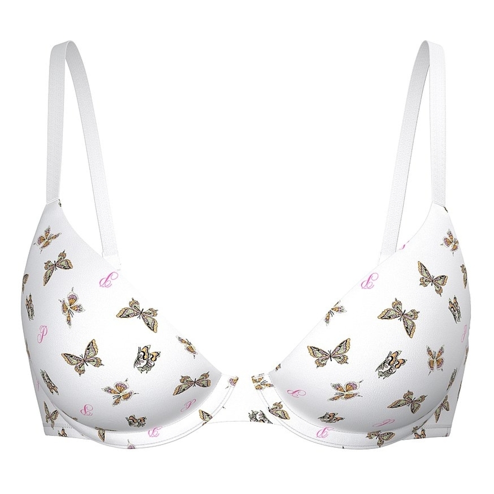 Victoria's Secret Butterfly Print Bra - White